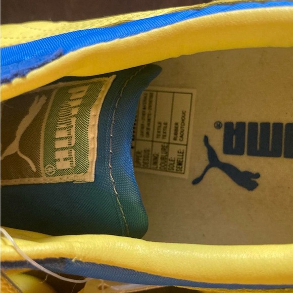 Brand NEW Puma vintage roller skates . Yellow and blue size 6.5 rare find - Picture 4 of 7